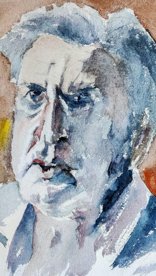 Portrait of Daniel Auteuil by Leonid Kirnus