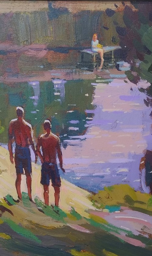 On the river by Sergey  Kachin