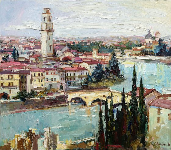 Verona - Italy Landscape painting