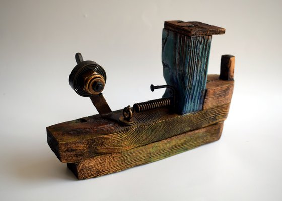 wooden ship  "Blue lagoon"