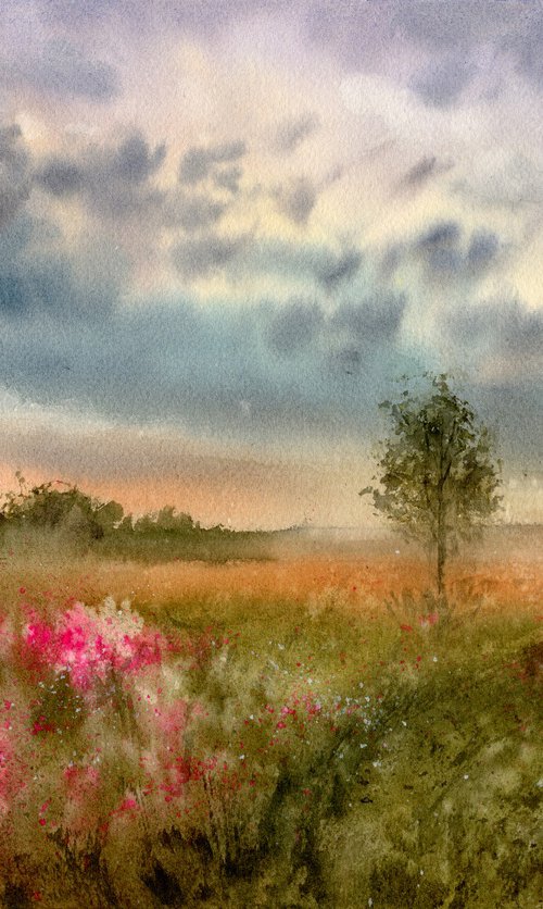 Landscape painting by Tetiana Koda