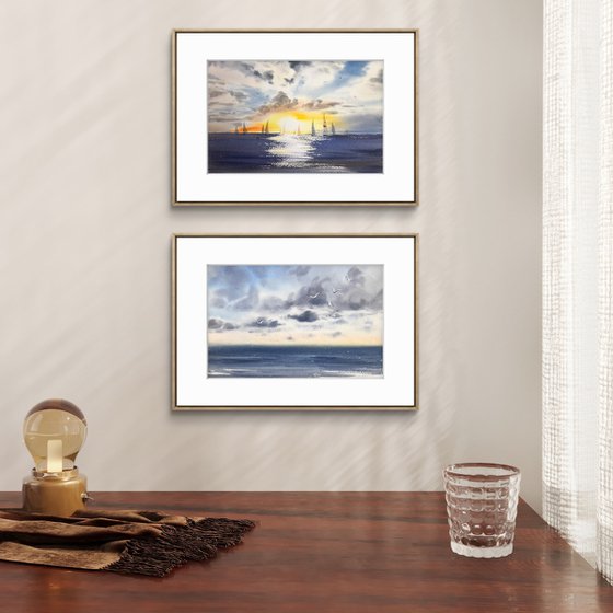 Eternal Horizons (Diptych)