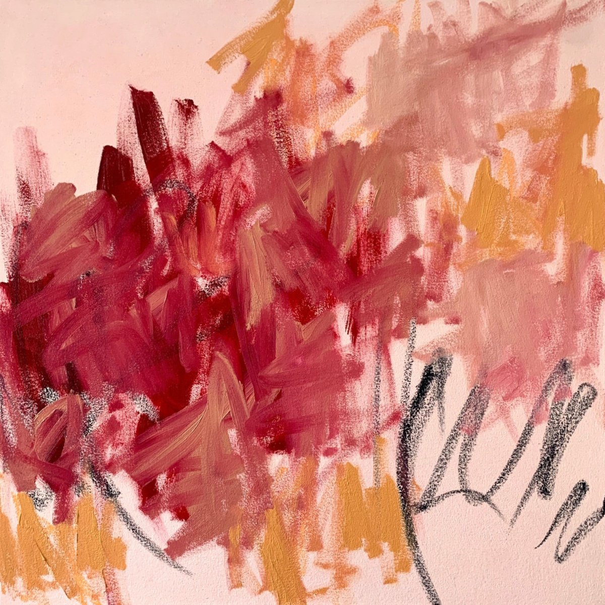 Peony By Tammy Silbermann, 30 X 30, Artwork For Sale On Artfinder