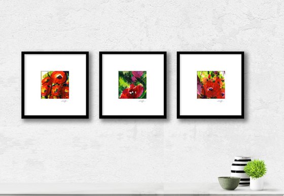 Encaustic Floral Collection 1