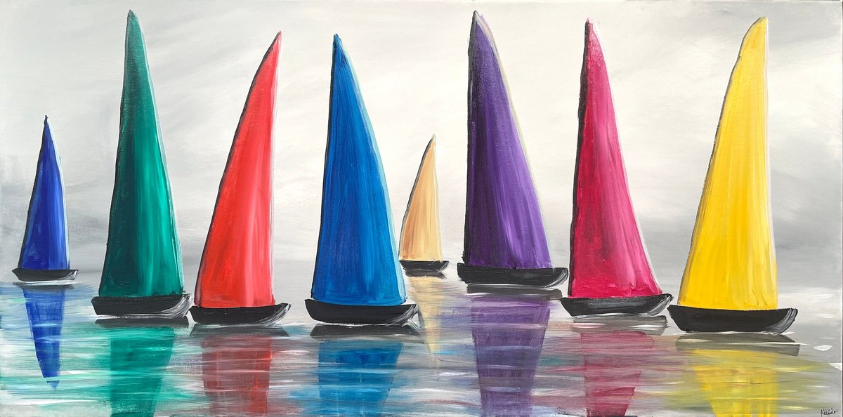 Colourful Vibrant Regattas by Aisha Haider