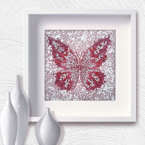 Butterfly «Burgundy Simphony»