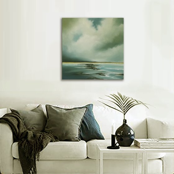 The Skies Belong To Us - Original Seascape Oil Painting on Stretched Canvas