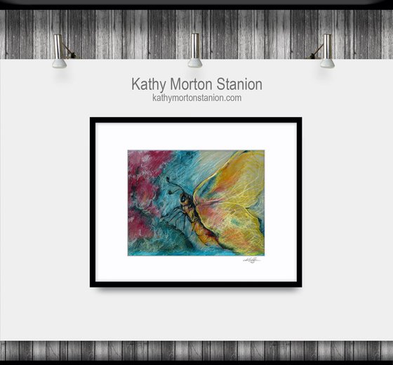 Butterfly - Mixed Media Painting by Kathy Morton Stanion