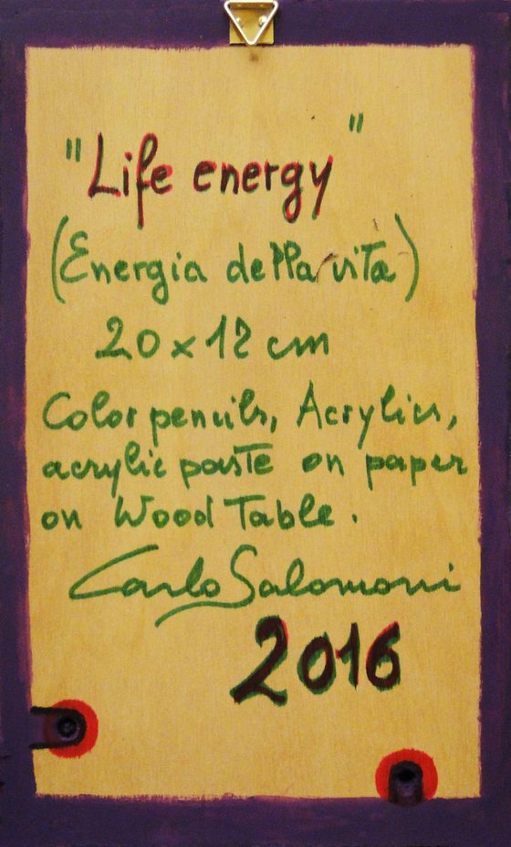 - LIFE ENERGY - ( ready to hang )