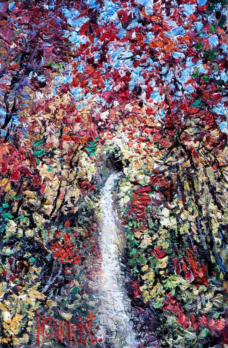 Autumn path. by Nicola Ost * N.Swiristuhin