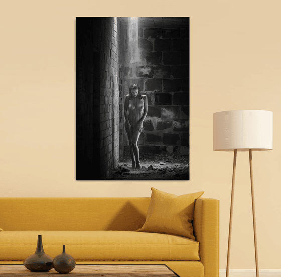 Light Rain - Black and White edition - Art Nude