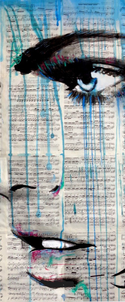 HER BLUE NOTES by Loui Jover