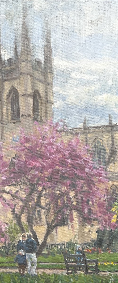 St Lukes Churchyard, Chelsea by Louise Gillard