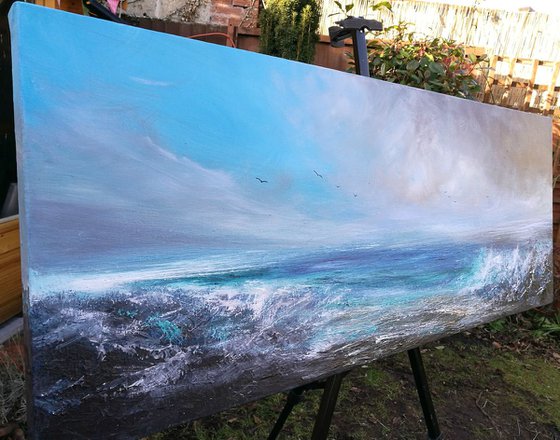 Hell Bay, Bryher, Isles of Scilly - Large, Wave Art, Seascape,