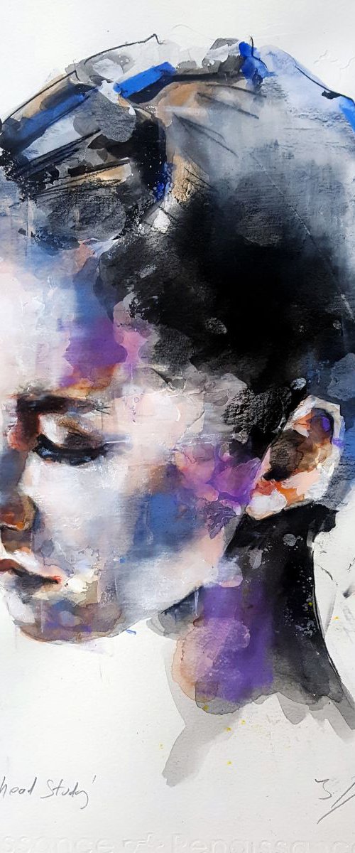 8-9-16 head study by Thomas Donaldson