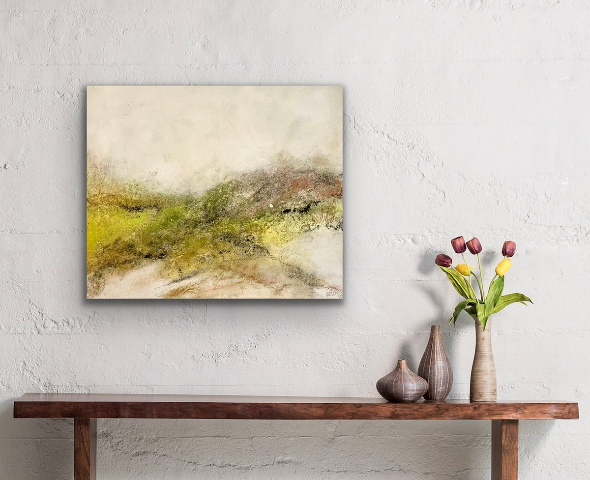 Natural Landscape I 50 x 60 cm I colorful abstract by Kirsten Schankweiler