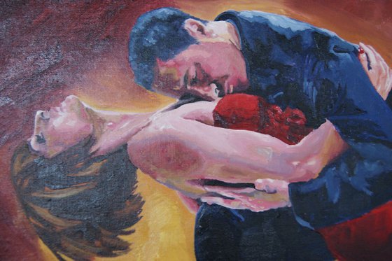 Inamorata (Vincent and Flavia) large painting