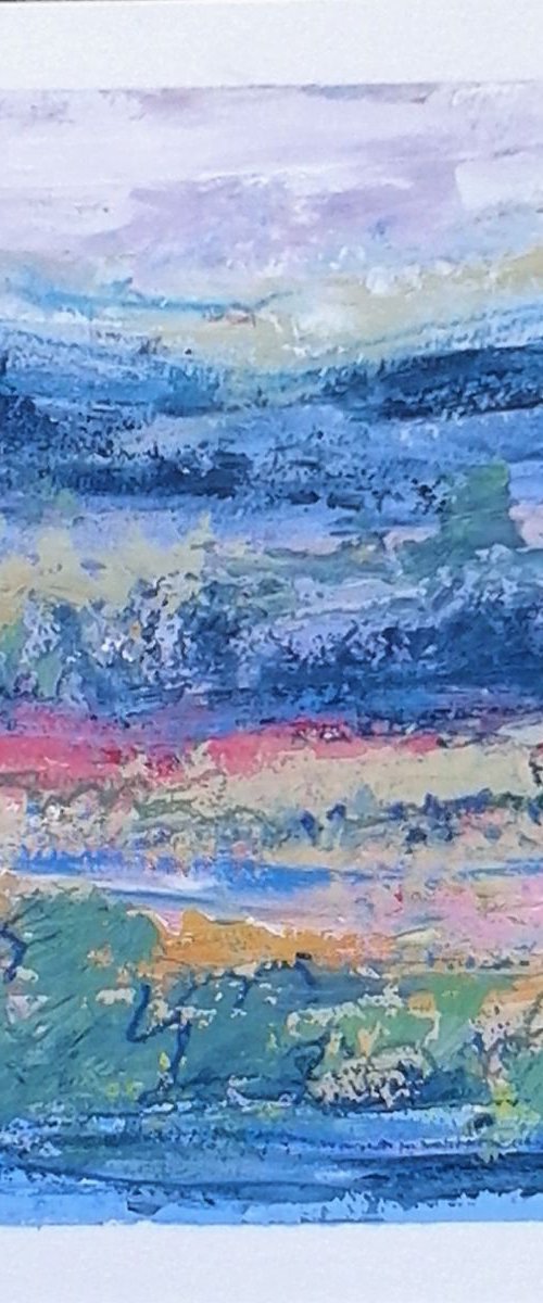 Abstract Summer Landscape II by Jan Rippingham