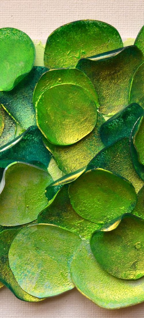 Green coral cluster by Swapna Namboodiri