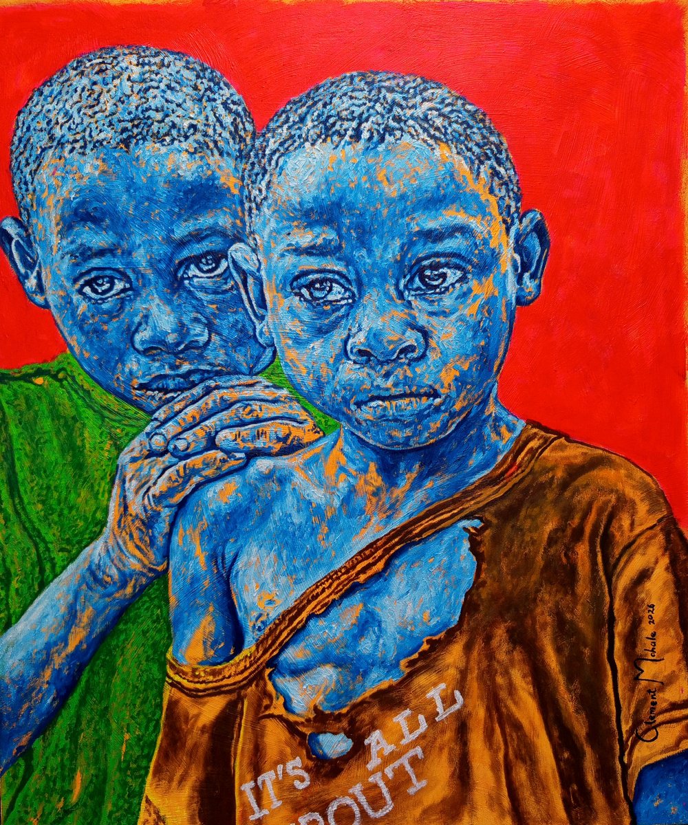 Unbreakable Bond By Clement Mohale, 30 X 36, Artwork For Sale On Artfinder