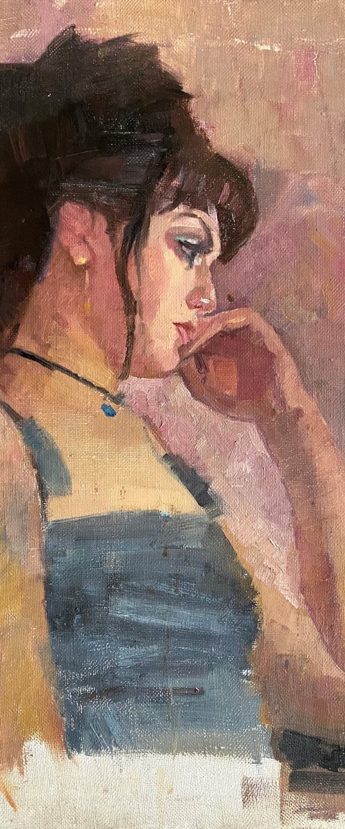 Female portrait by Olga Onopko