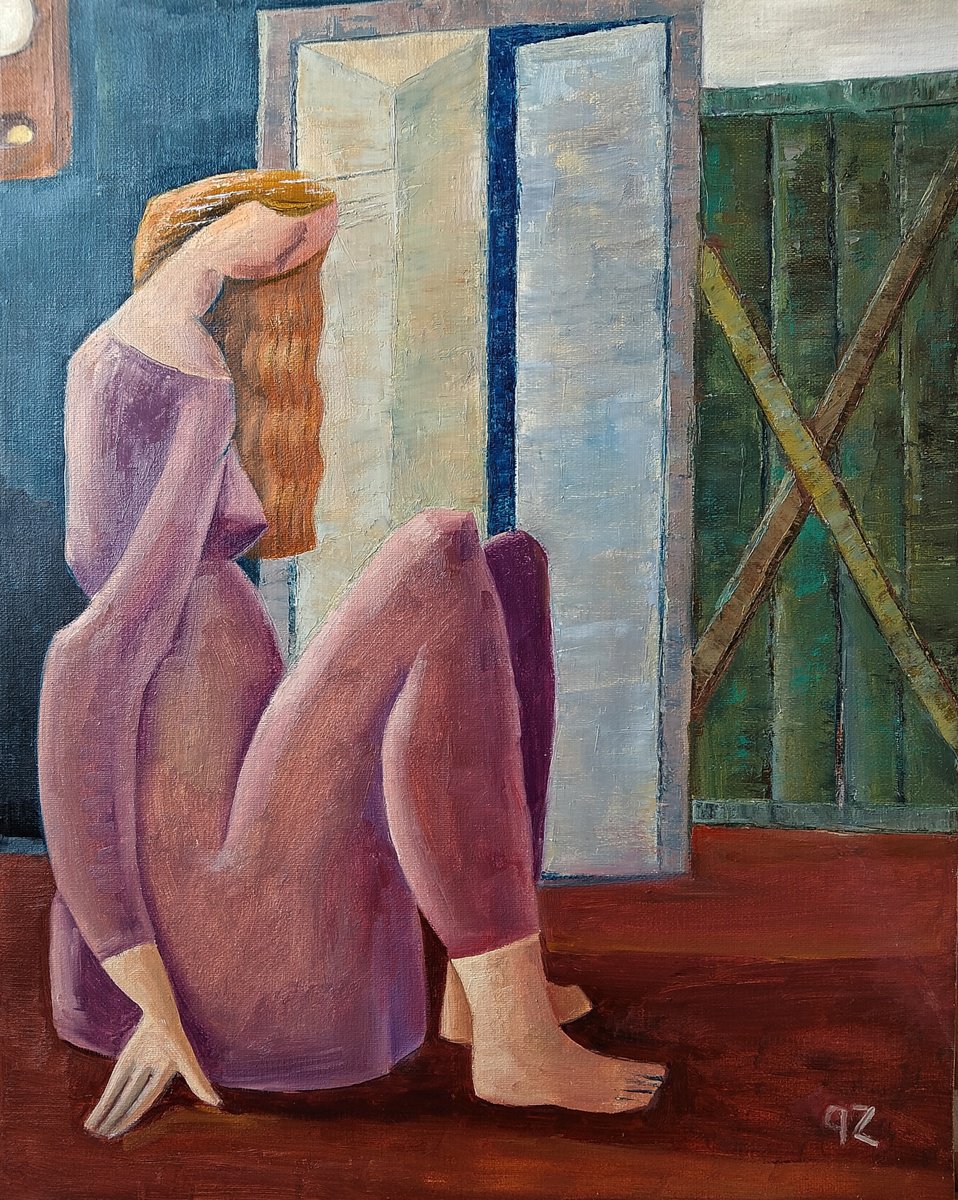 Expressive Oil Painting , On The Threshold Of Freedom By Gegham Hunanyan, 16 X 20, Artwork For Sale On Artfinder
