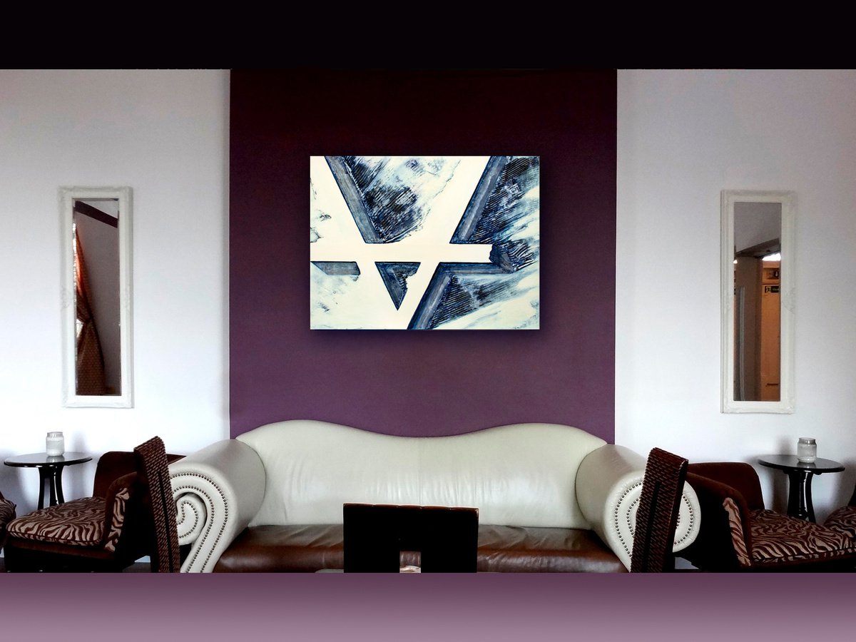  Universal Quantifier 3D Painting 102X76 Cm By Suren Ter-Avakian, 40 X 30, Artwork For Sale On Artfinder