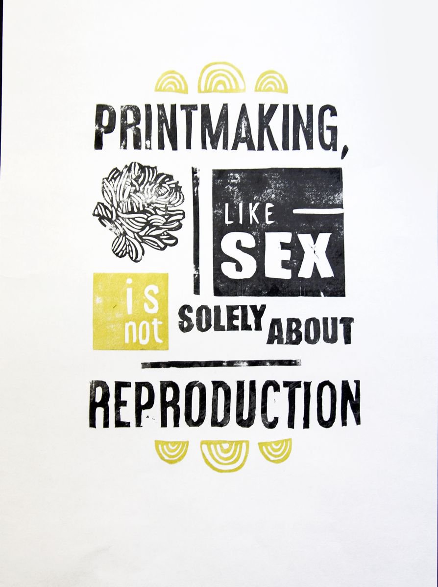 LINOCUT PRINT- printmaker by MARISA LIUZZI