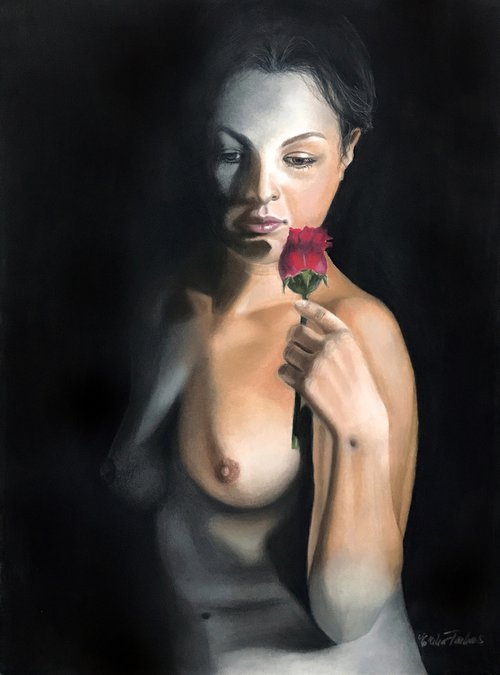 Red Rose by Erika Farkas