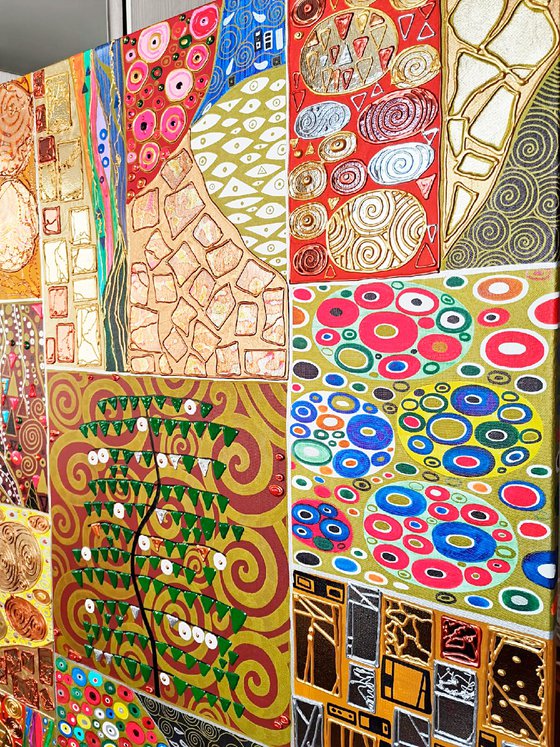 Tree of Life. Klimt abstract