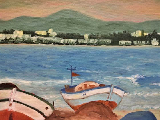 Le port d'Hammamet (Tunisie)
