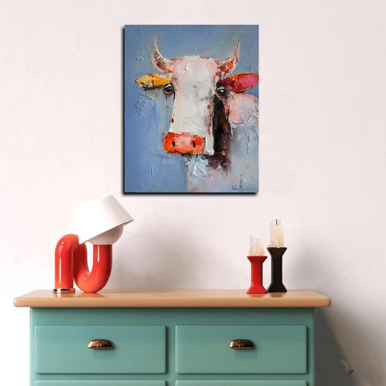 Colorful cow