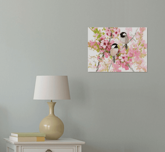 Chickadees in the Spring