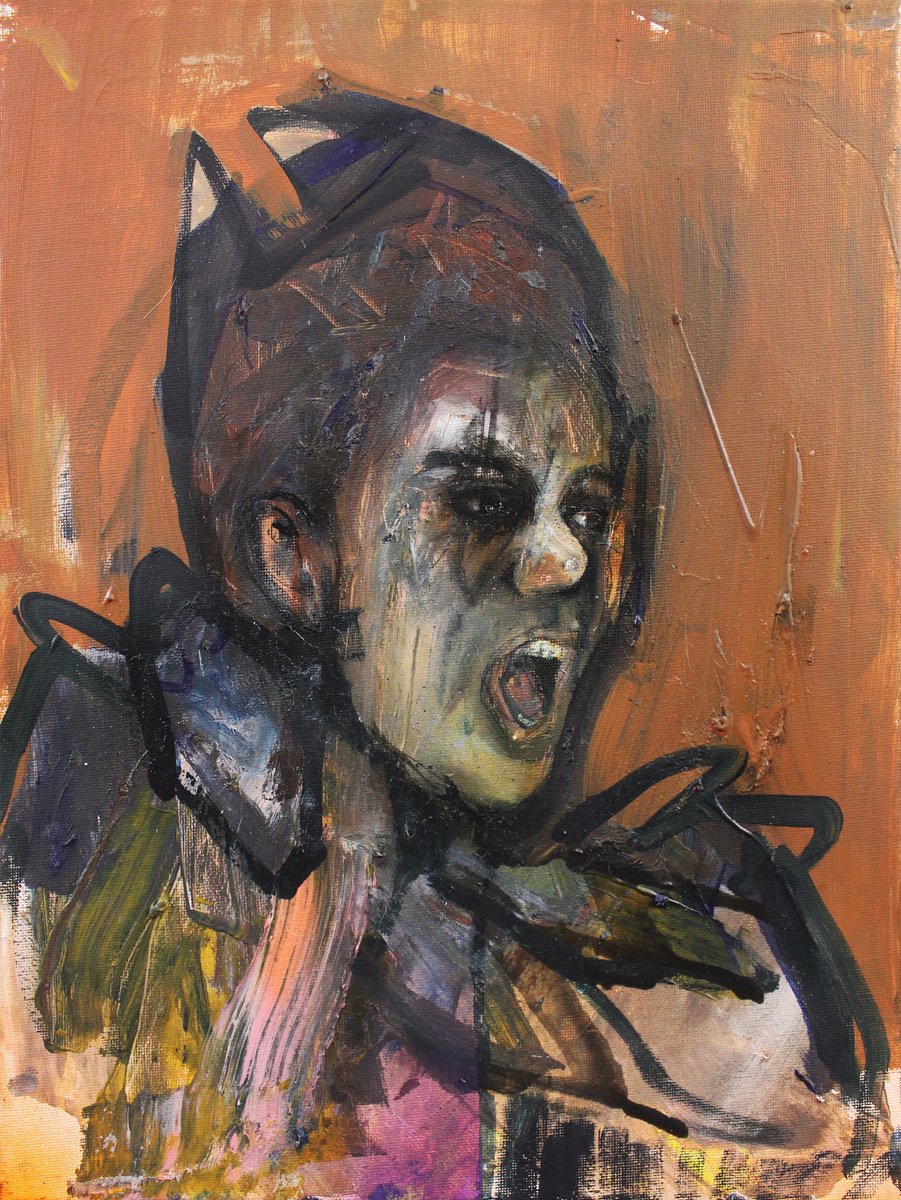 Expressive Oil Painting , To Be Heard By Milos Hronec, 12 X 16, Artwork For Sale On Artfinder