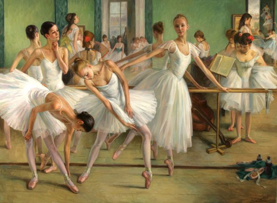 The Dance Class 1874-2013, 110x150cm, 2013