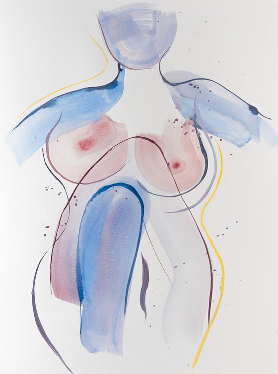 'Criss Cross', nude study