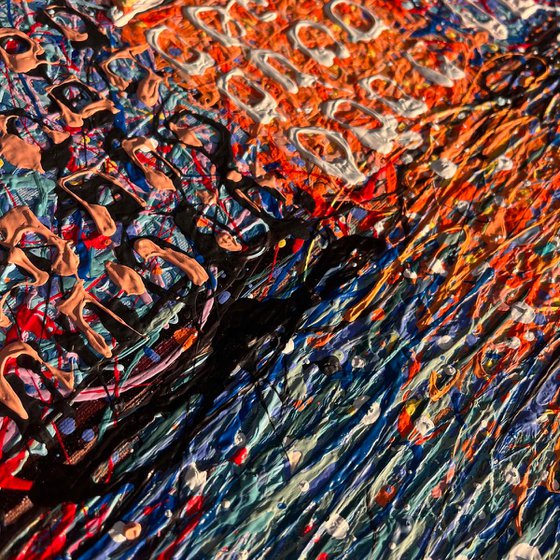 Sunlit Waterfront Magic - Rolled