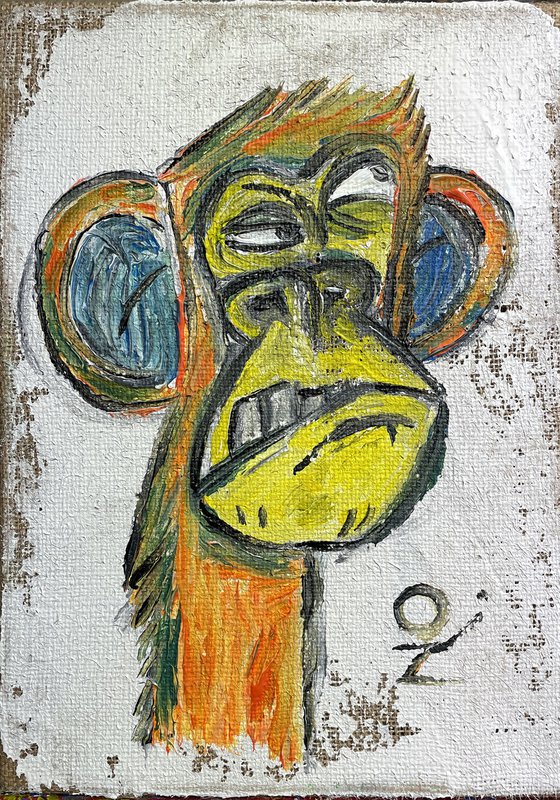 Angry monkey