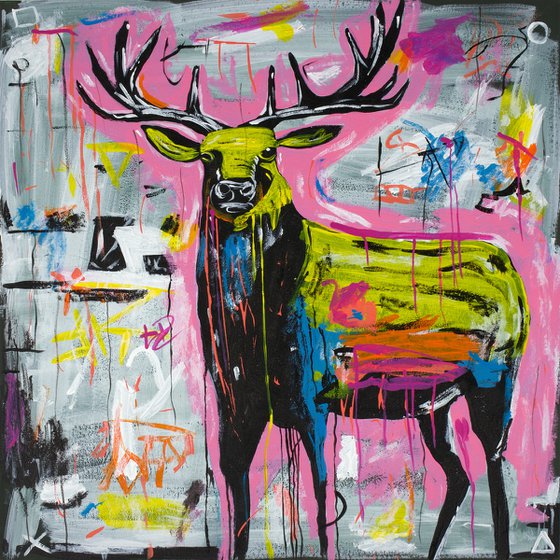 Basquiat's Deer III