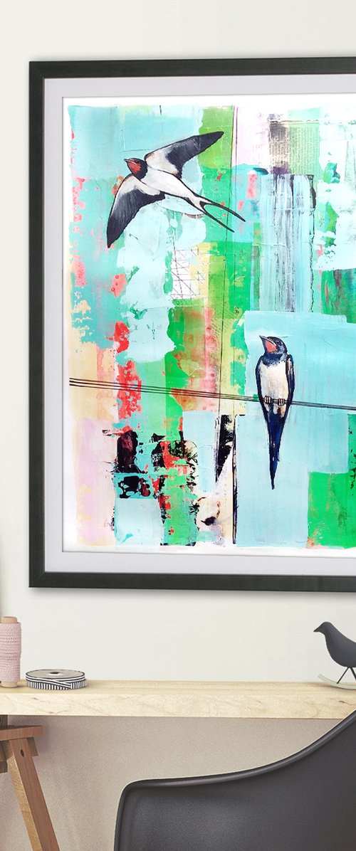 Swallows by Carolynne Coulson