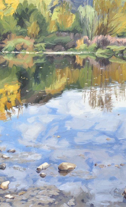 October 16, reflections on the Loire by ANNE BAUDEQUIN