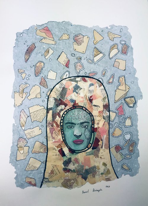 Frida Kahlo is going to Forest by Pavel Kuragin