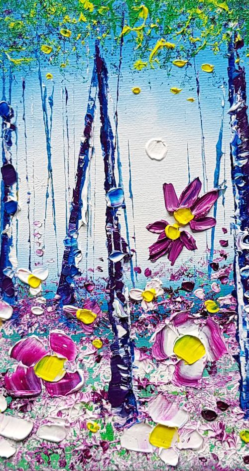 "Misty Woods & Flowers in Love" by Phil Broad