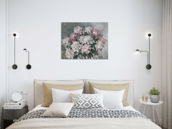 Peonies for you. 3. one of a kind, handmade artwork, original painting.