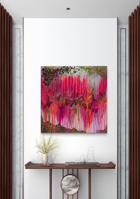 Pink wonder butterflies