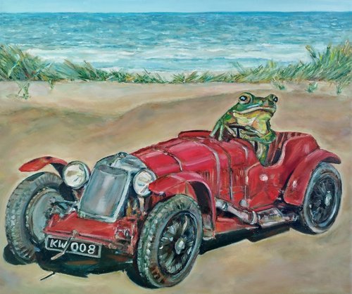 Frog, The Traveller by Jura Kuba Art