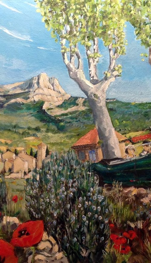 PoppyTime under Ste.Victoire by Chris Walker