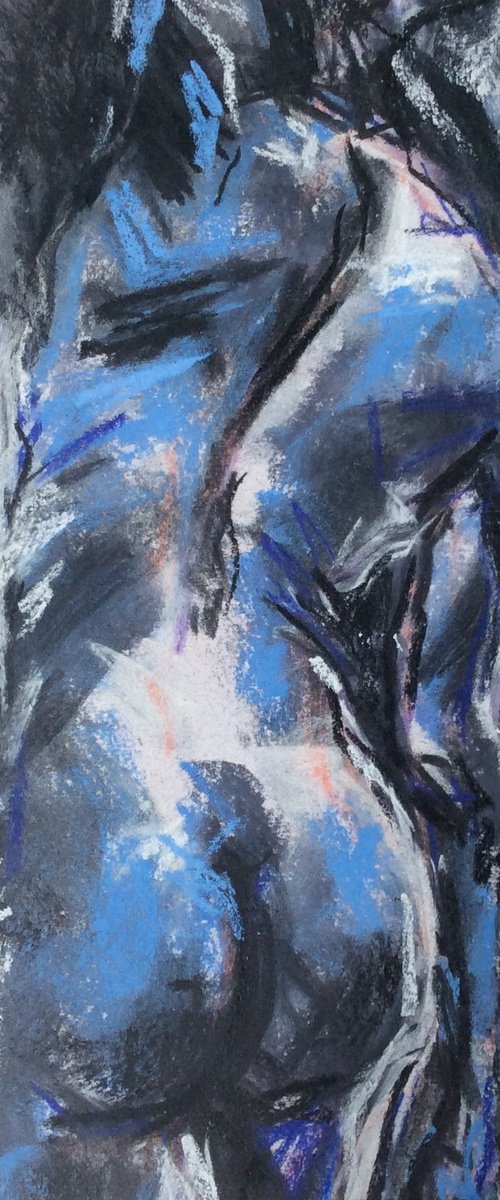 Blue Nude no.6 by Sheila Volpe