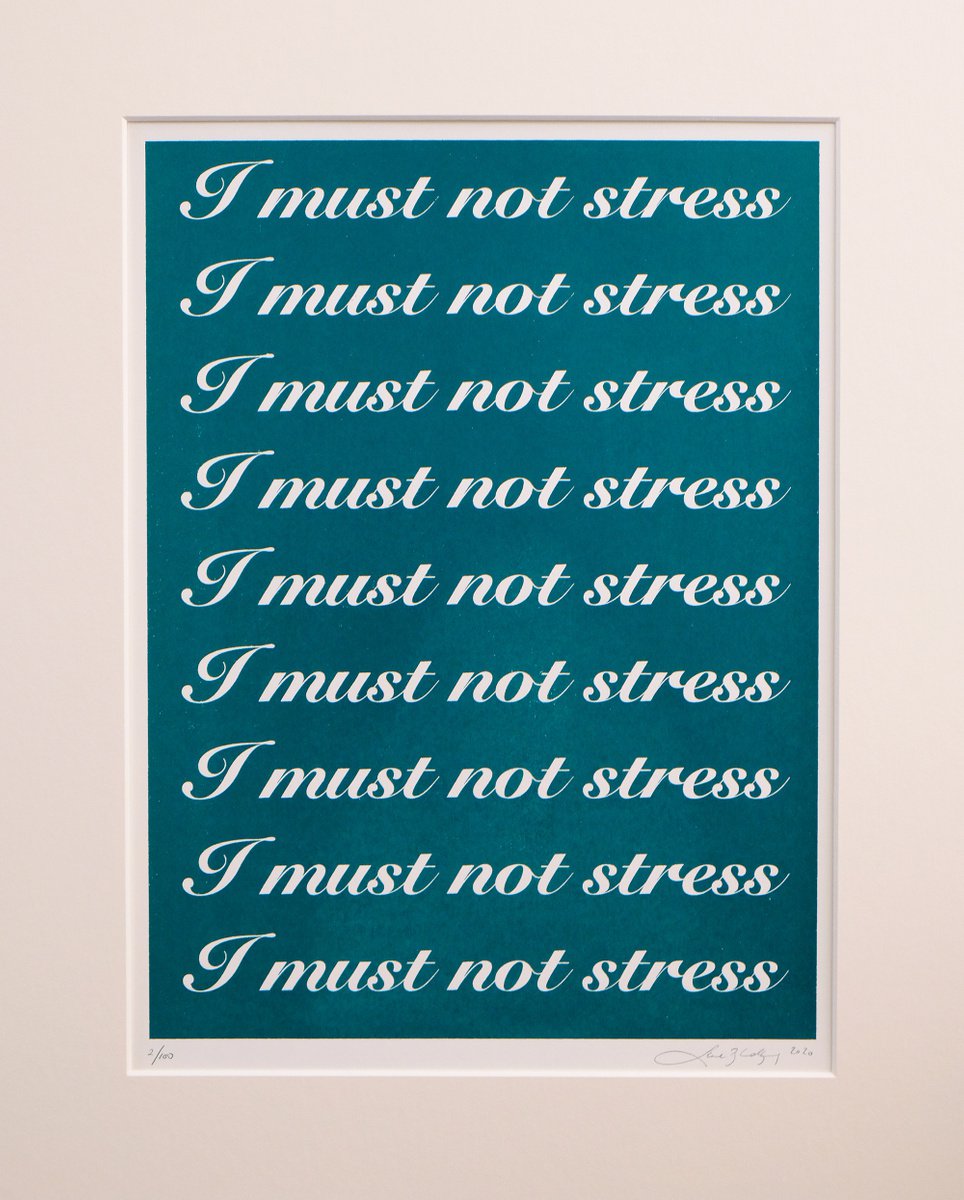 I must not stress by Lene Bladbjerg