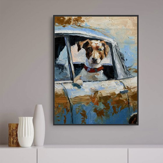 Jack Russell TerrierDog travel